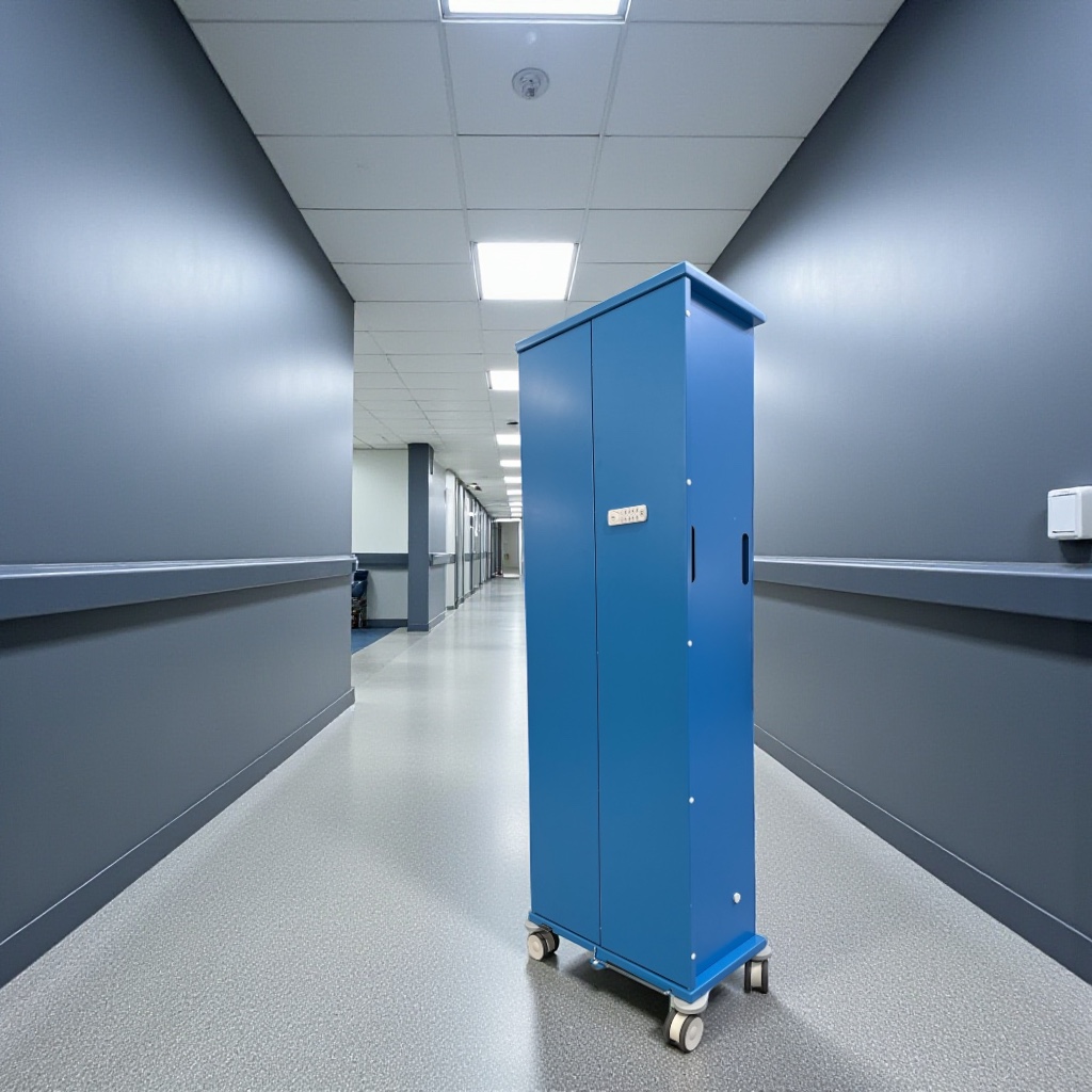 Patientenschrank mit doppeltür Ansicht 3
